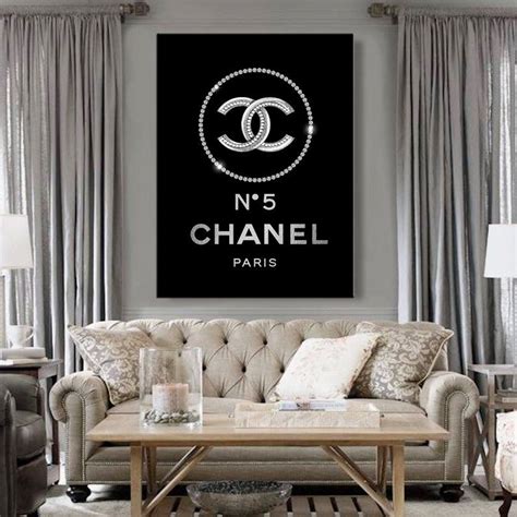 chanel decer|Chanel pictures wall decor.